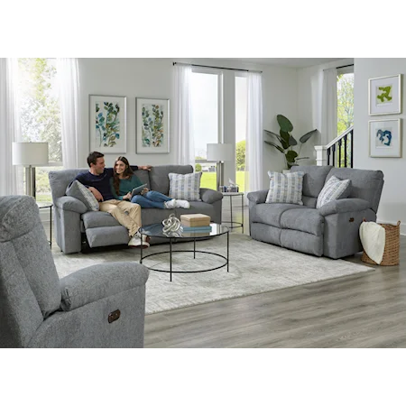 Transitional 3-Piece Living Room Set