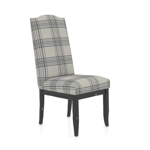 Transitional Customizable Upholstered Side Chair
