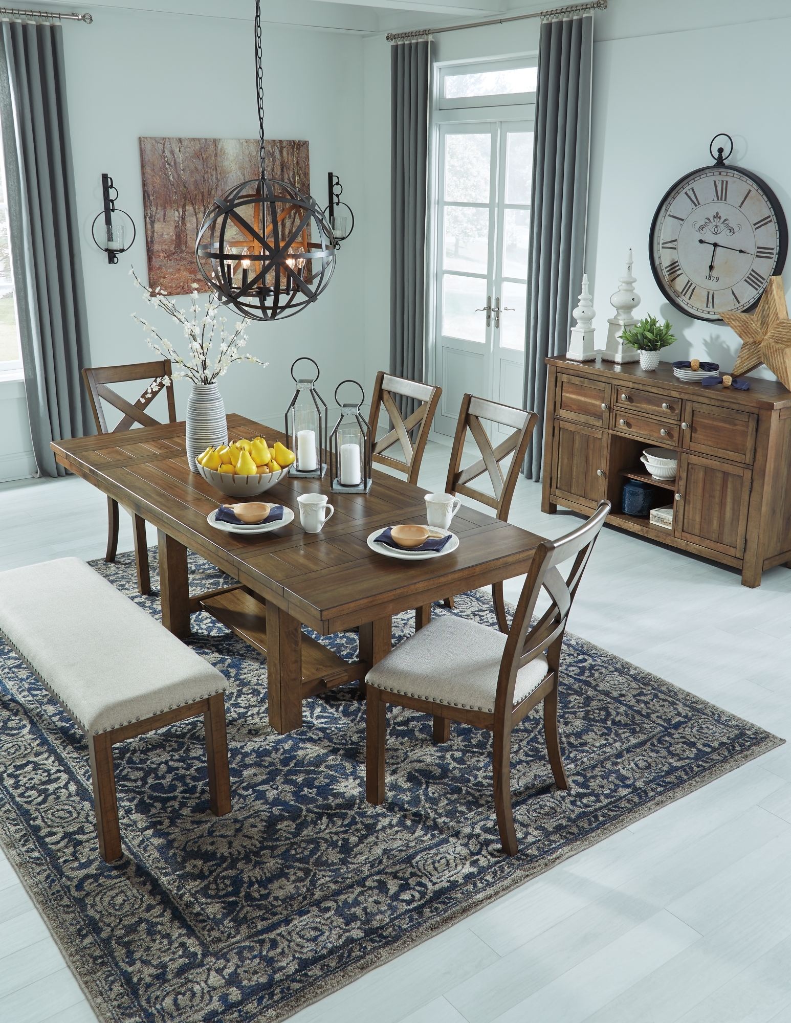Signature Design by Ashley Moriville Rect Dining Room Ext Table