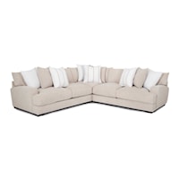 Transitional 3-Piece Sectional Sofa