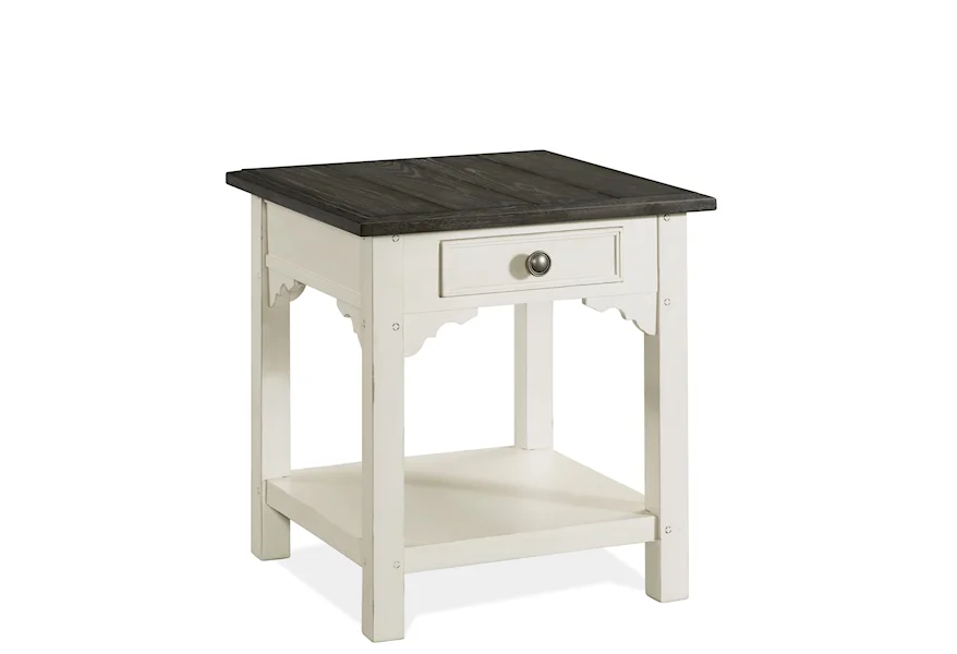 Grand Haven End Table by Riverside Furniture at Zak's Home