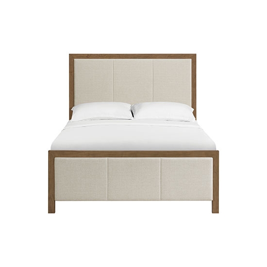 Queen Upholstered Panel Bed