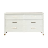 6-Drawer Dresser with Cedar-Lined Bottom Drawers