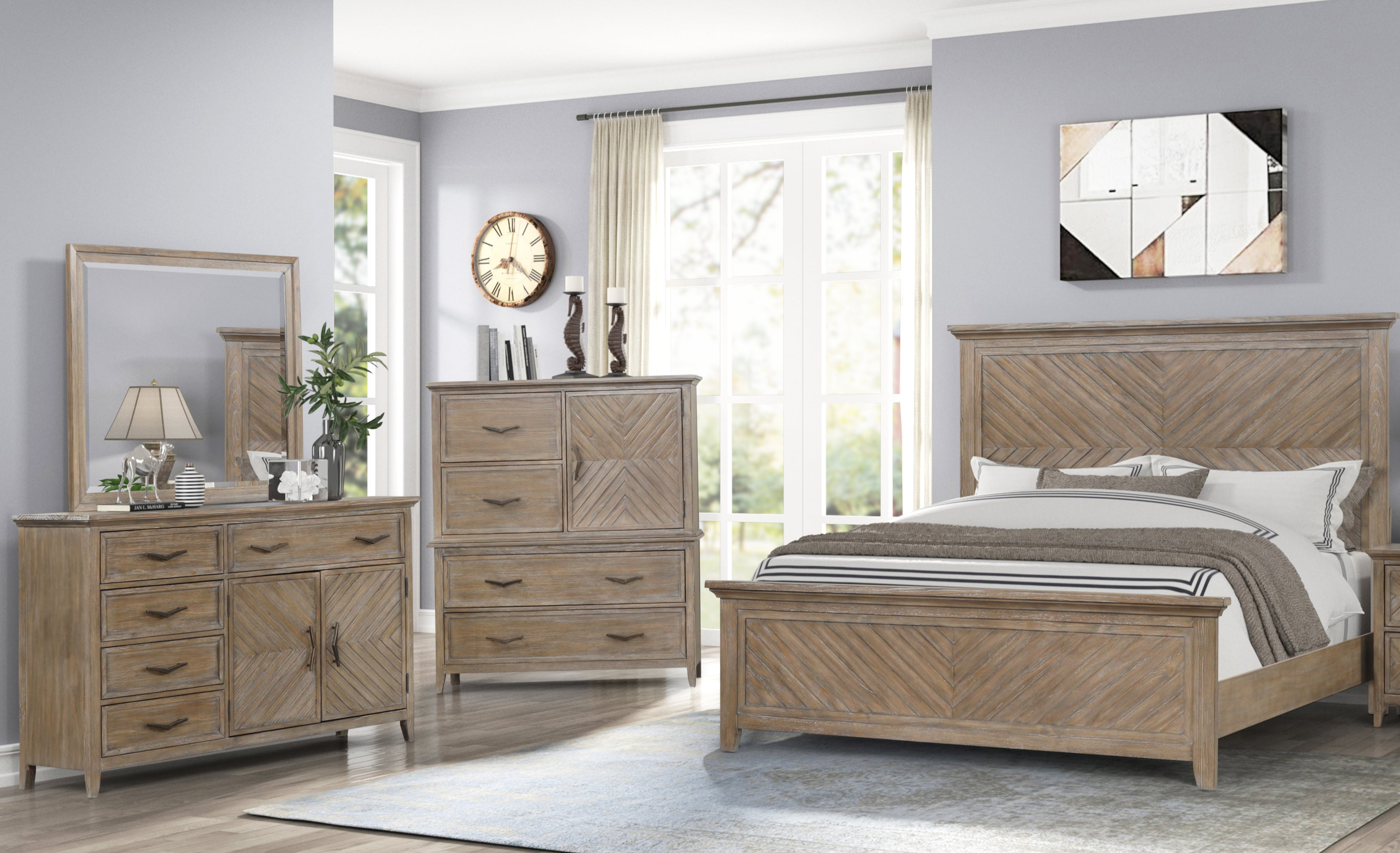 New Classic Tybee B6428310x1+B6428330x1+B6428320x1x1+B6428060x1+B6428050x1 Queen 5PC