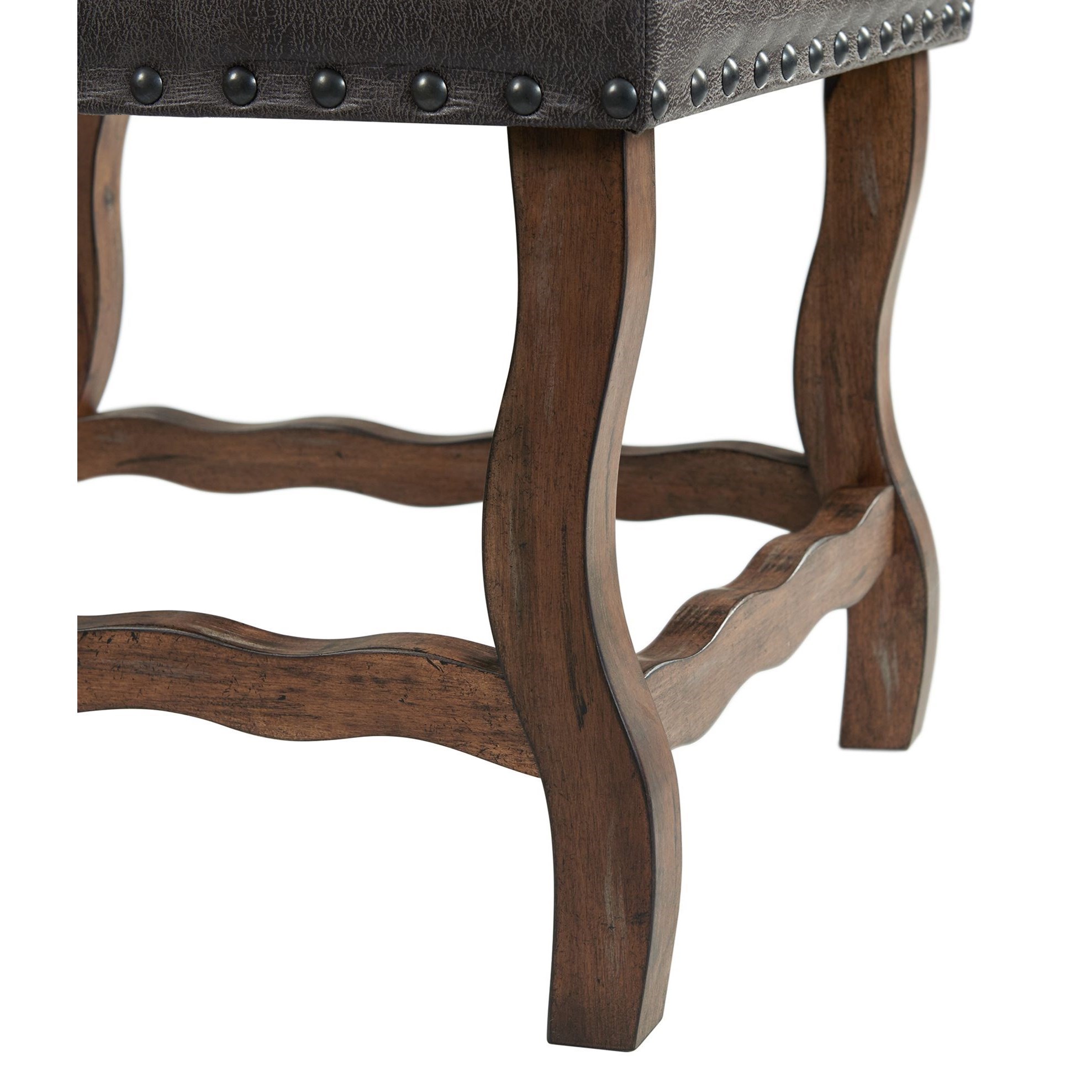 Elements International Gramercy Tufted Tall Back Side Chair