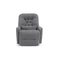 Space Saver Recliner with Button Tufting