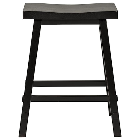 24 Inch Sawhorse Counter Height Stool