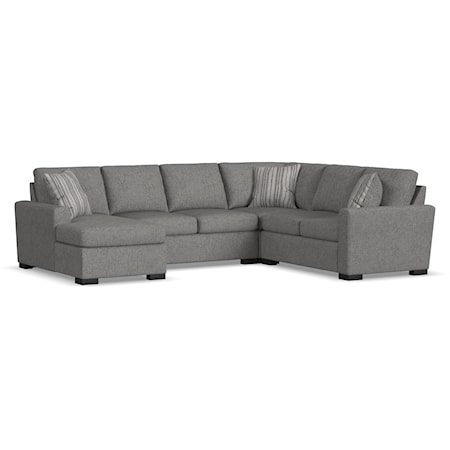 Contemporary U-Shaped Sectional with LAF Chaise