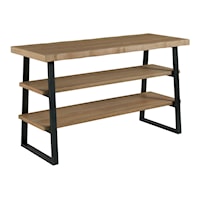 Contemporary Sofa Table with 2 Shelves