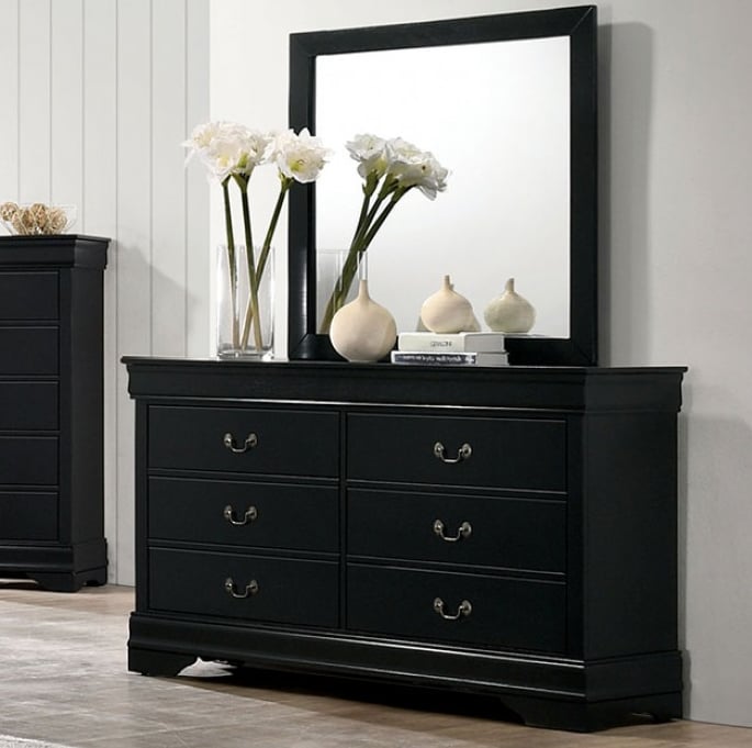 Transitional 6-Drawer Dresser