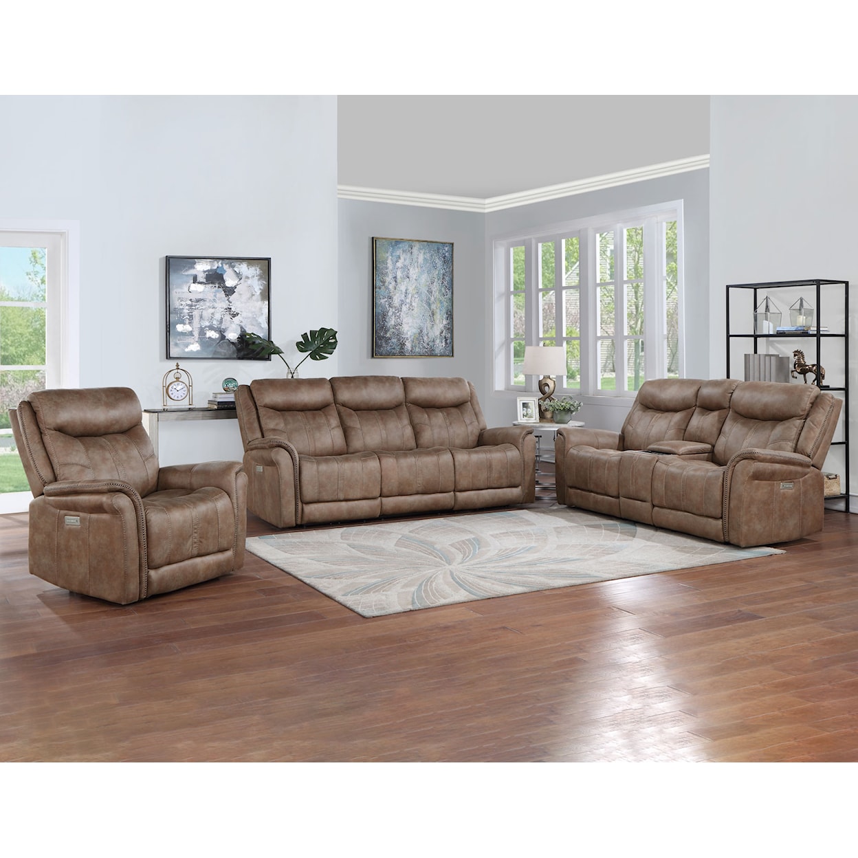 Steve Silver Morris Power Reclining Sofa