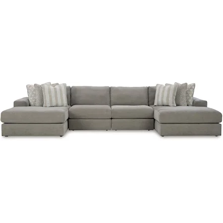 4-Piece Double Chaise Sectional