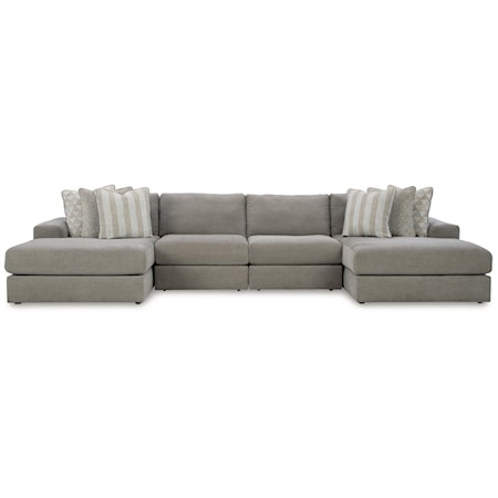 4-Piece Double Chaise Sectional