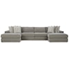 Signature Design Avaliyah 4-Piece Double Chaise Sectional