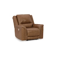 Contemporary Power Recliner with USB Port