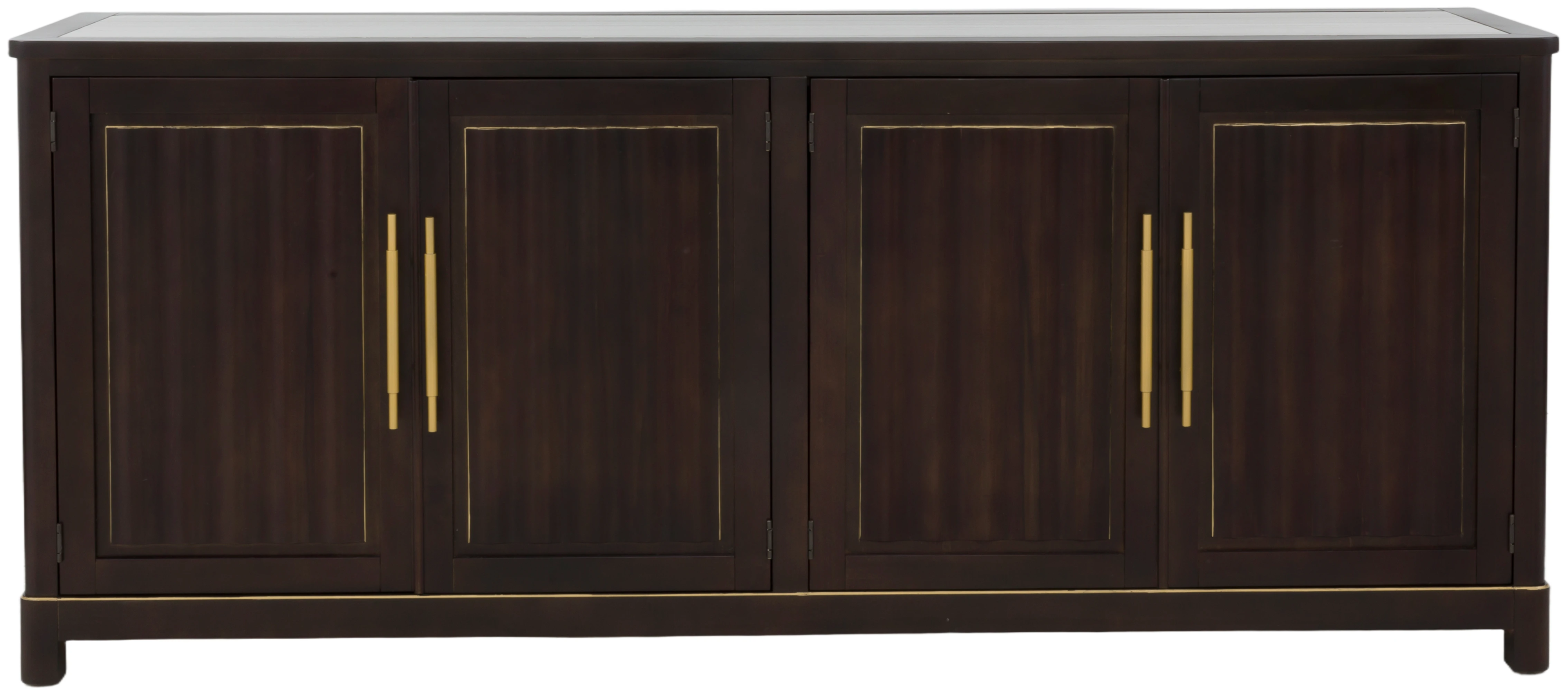 4-Door Credenza with Stone Top