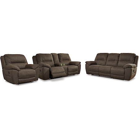 Reclining Sofa, Loveseat And Recliner