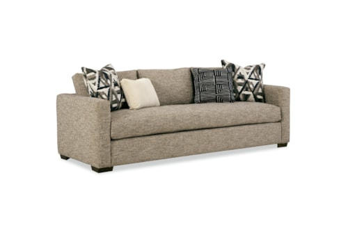 Contemporary Sofa with Bench Seat