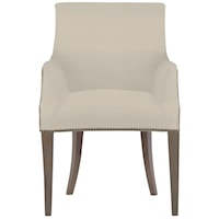 Upholstered Dining Chair with Nail Head Trim