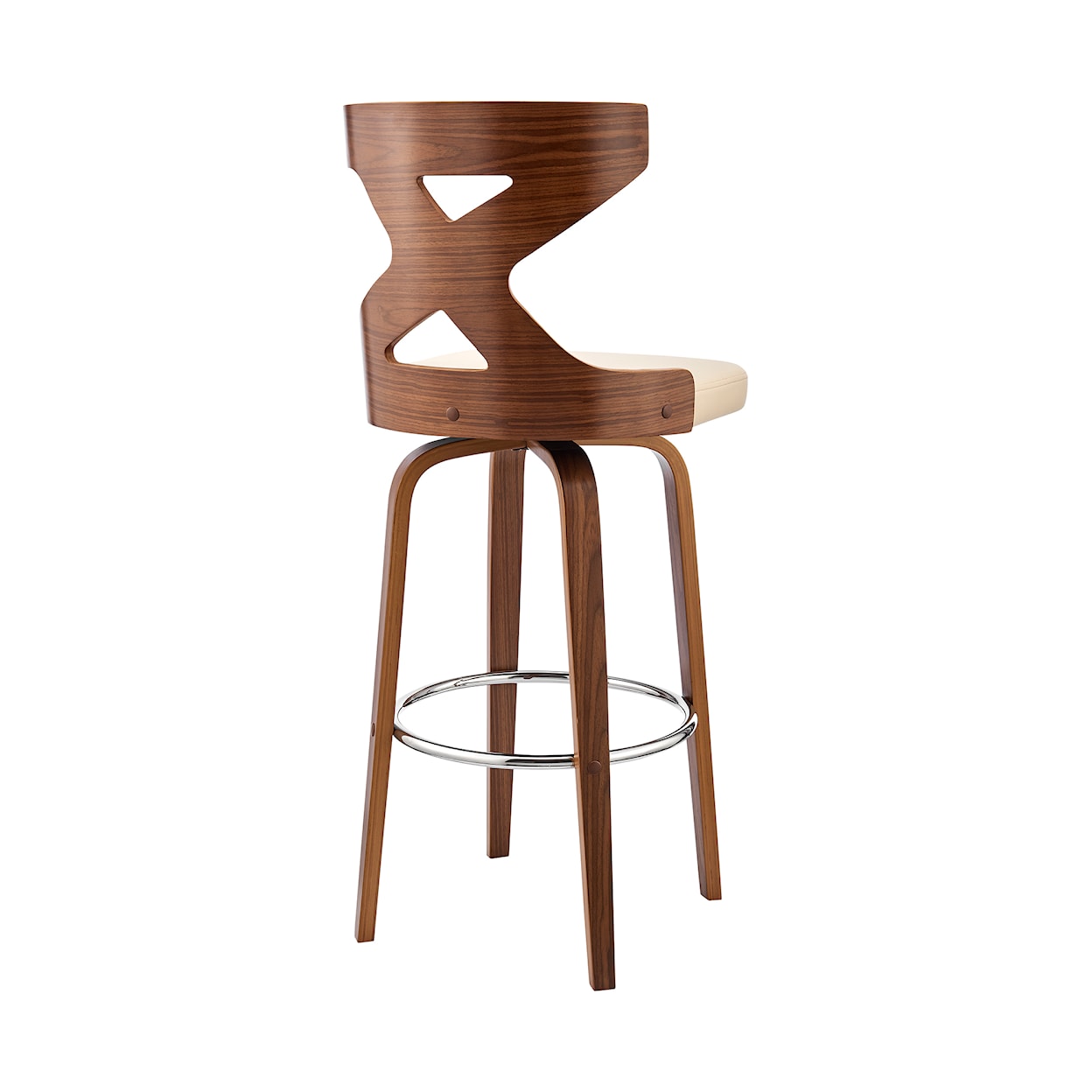 Armen Living Gayle 26" Swivel Upholstered Barstool