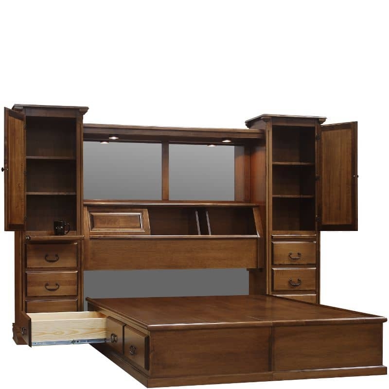 King Storage Bed