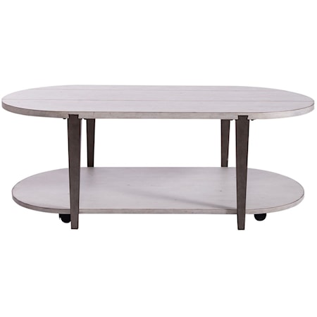 Oval Cocktail Table