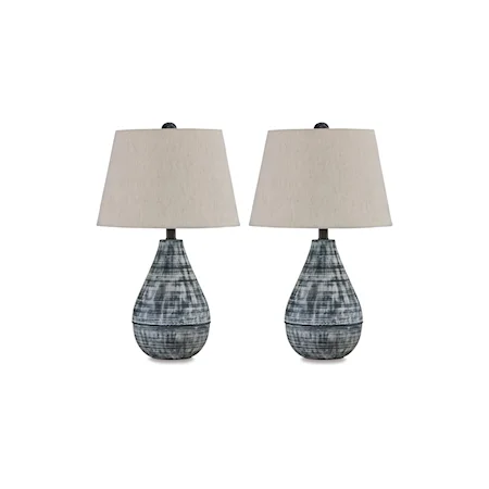 Metal Table Lamp (Set of 2)