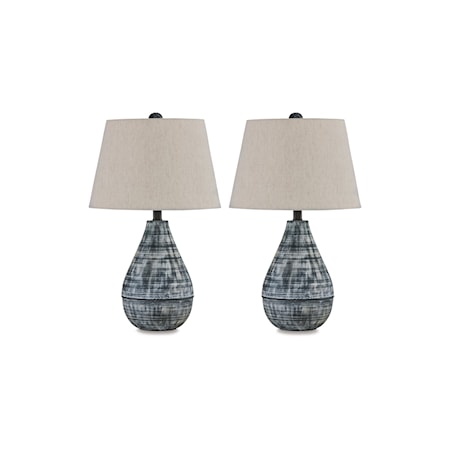 Metal Table Lamp (Set of 2)