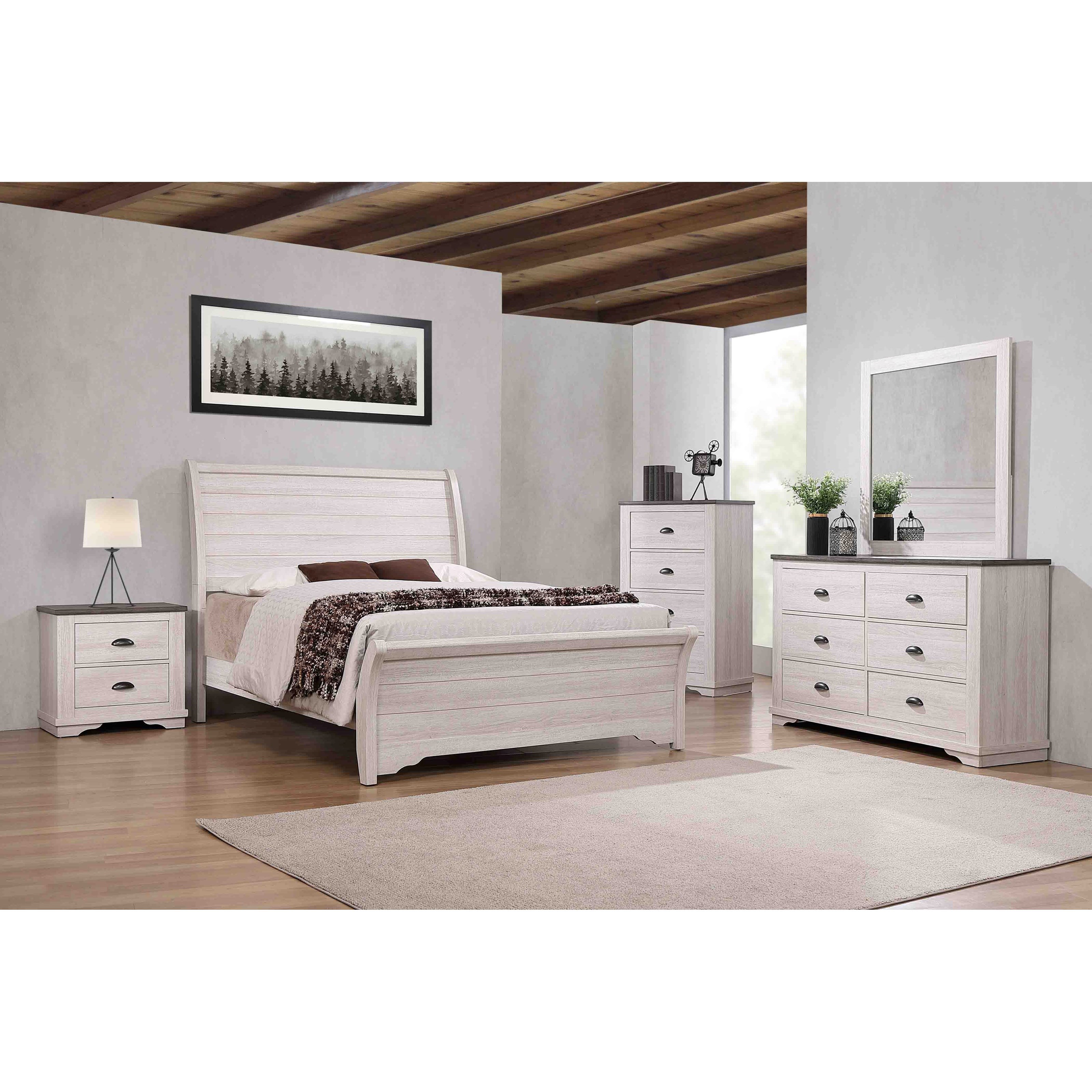 Queen Sleigh Bed