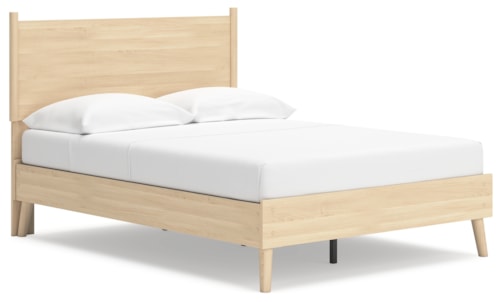 Casual Full Platform Panel Bed