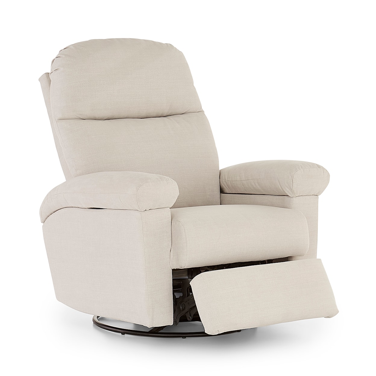 Best Home Furnishings Jodie Pwr Swivel Recliner w/ Adjustable Arms & HR