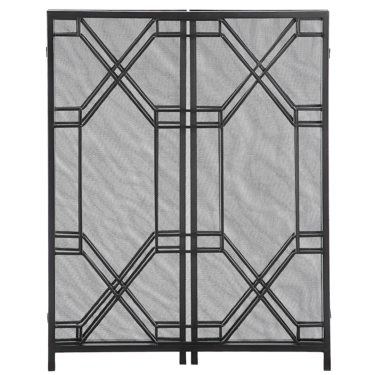 Uttermost Rosen Rosen Geometric Fireplace Screen