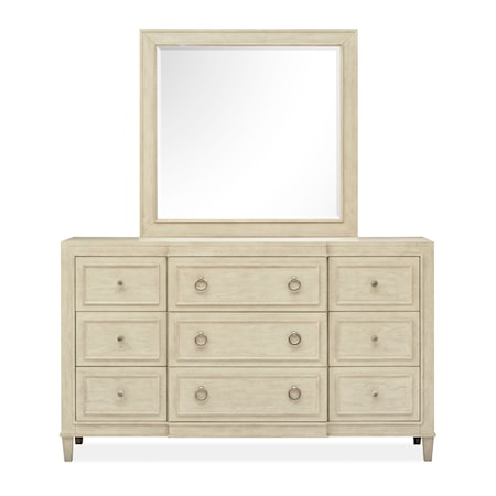 Dresser & Mirror Set