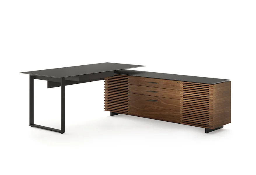 Corridor L-Shaped Desk by BDI at Belfort Furniture