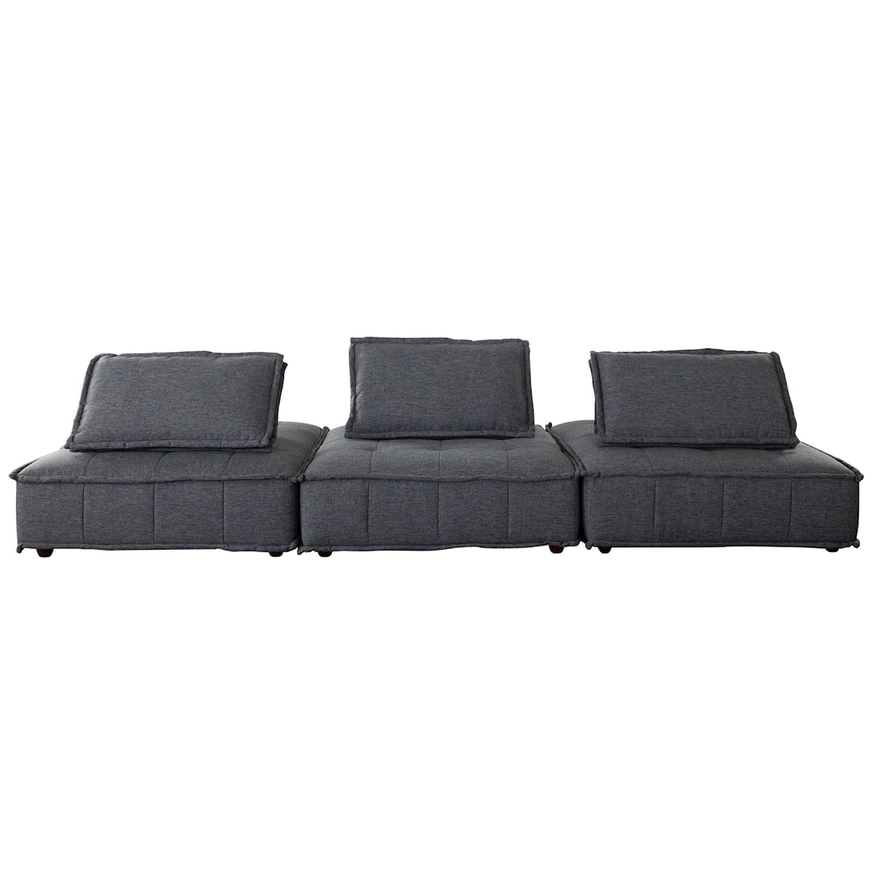 Diamond Sofa Furniture Platform 3-Piece Square Modular Lounger