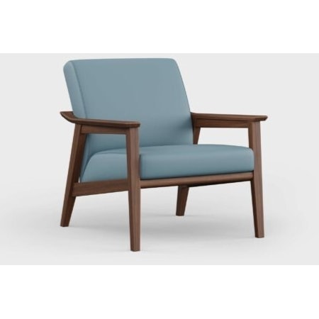 Lounge Chair w/Animal-Free Leather Cushions