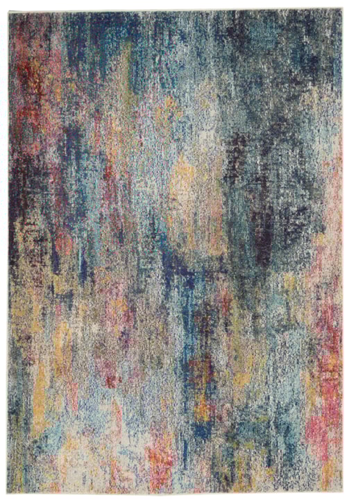 5'3" x 7'3" Multicolor Rectangle Rug