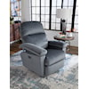 Bravo Furniture Jodie Pwr Swivel Recliner w/ Adjustable Arms & HR