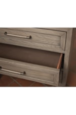 Riverside Furniture Vogue 3 Drawer Nightstand with Built In Outlets