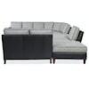 Bradington Young Manning 7-Seat Sectional Sofa w/ 2 Ottomans