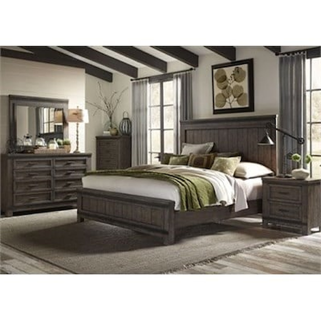 Libby Thornwood Hills 5-Piece Queen Panel Bed Set