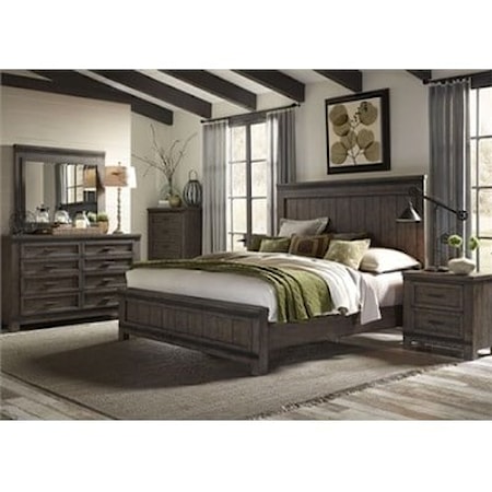 5-Piece Queen Panel Bed Set