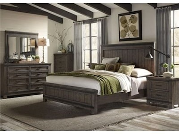 5-Piece Queen Panel Bed Set