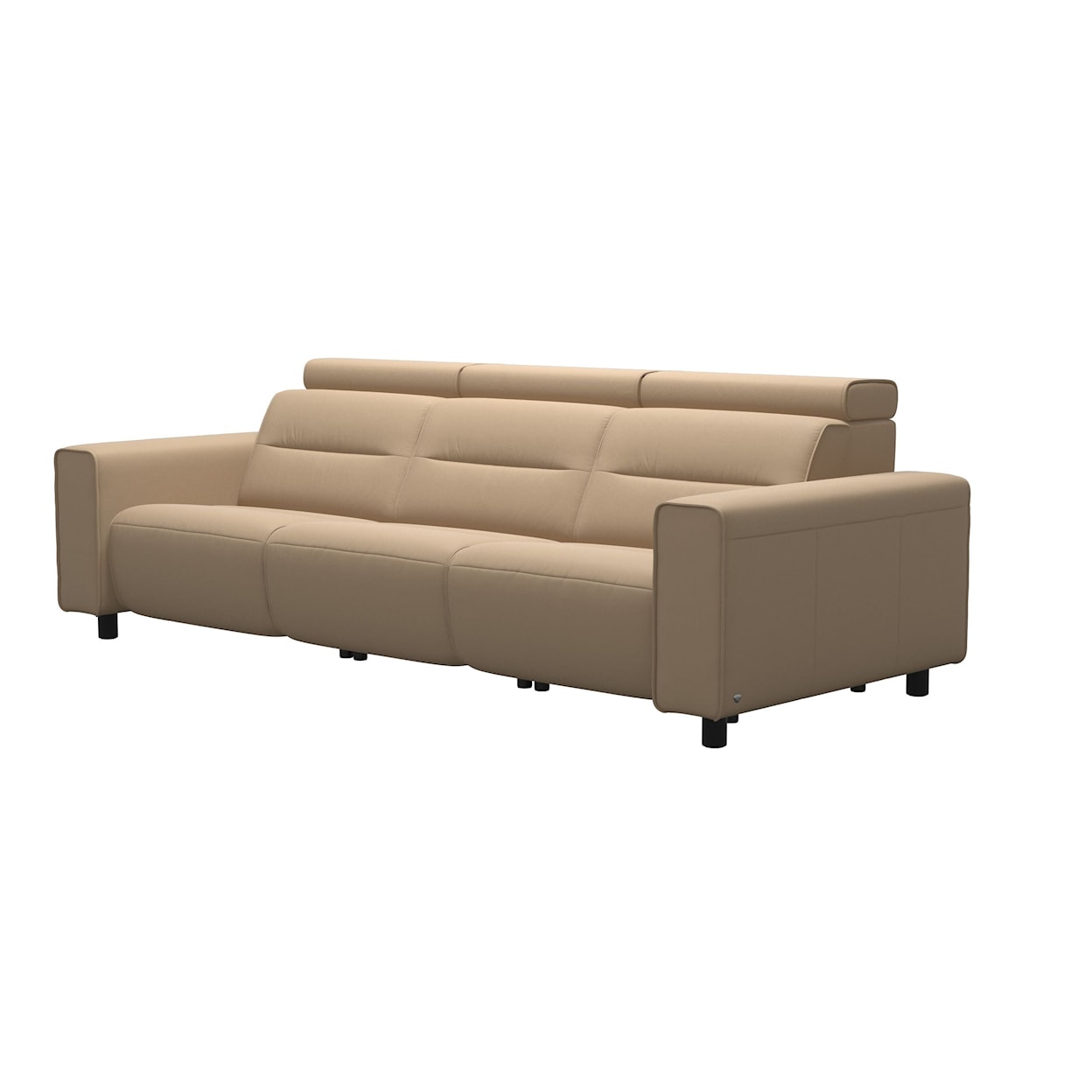 Stressless by Ekornes Emily Power Reclining Sofa with Wide Arms
