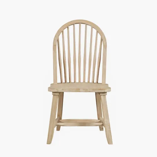 Transitional Dining Chair with Spindle Back