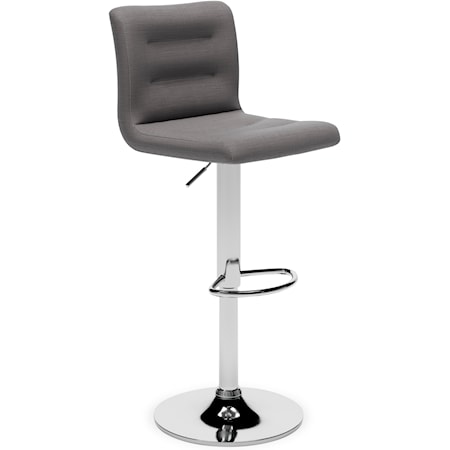 Contemporary Adjustable Bar Height Bar Stool