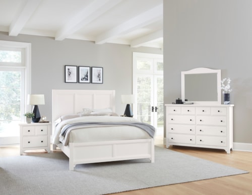 Farmhouse 4-Piece King Panel Bedroom Set