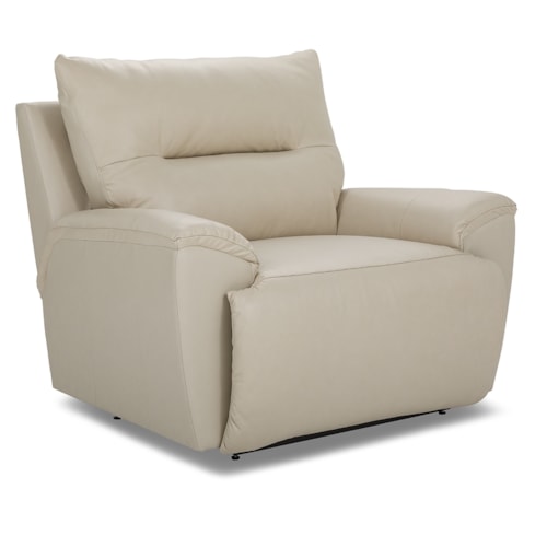 Casual Power Reclining Chair & a Half w/ Headrest