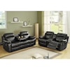Homelegance Furniture Marille Reclining Console Loveseat