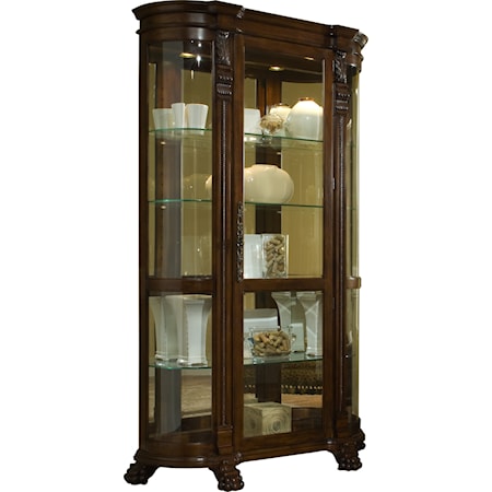 Living Room End Curio Cabinet